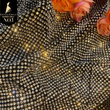 Load image into Gallery viewer, Sparkle Rhinestones Fbric For Dress