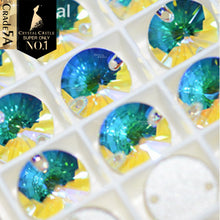Load image into Gallery viewer, Crystal Castle Rivoli Glass Crystal Sew On Rhinestones

