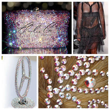 Load image into Gallery viewer, Top Crystal AB Glass Hotfix Rhinestones
