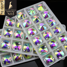 Load image into Gallery viewer, Crystal Castle Rivoli Glass Crystal Sew On Rhinestones
