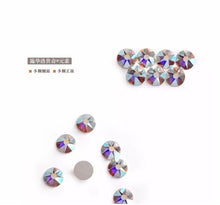 Load image into Gallery viewer, 8+8 Cutting Crystal Aurore BorealeFlat Rhinestones For Craft
