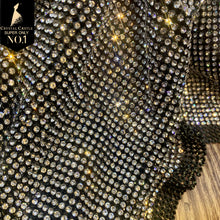 Load image into Gallery viewer, Sparkle Rhinestones Fbric For Dress
