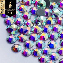 Load image into Gallery viewer, Top Crystal AB Glass Hotfix Rhinestones
